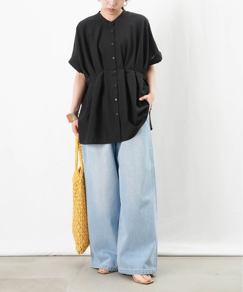 LC/LLL ハイウエストワイドパンツ/ハイウエストデニムパンツ