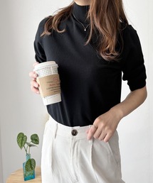 半袖ニット　春夏モデル　Black＆White 半袖ニット 春夏モデル Black＆White 半袖ニット 春夏モデル