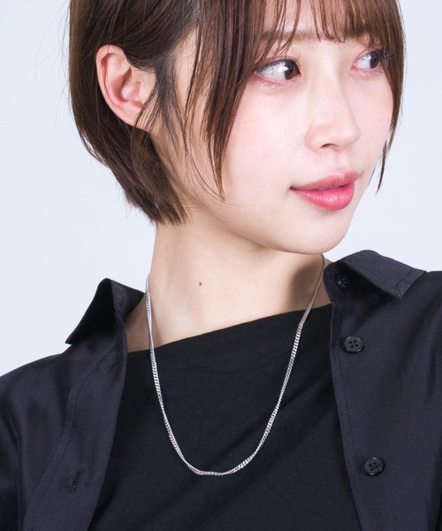 Tom Wood(トムウッド) シルバーネックレス ユニセックス セール】【TOMWOOD(トムウッド)】Curb Chain M シルバー