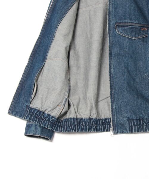 A.P.C.(アーペーセー)の「BLOUSON FABRIZIO ZIPPE(ブルゾン・メンズ・ブルー・S/M/L/XS)」の2枚目の写真