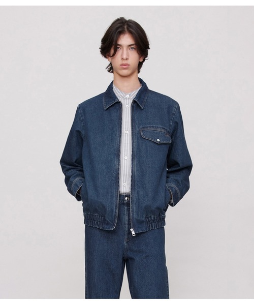 A.P.C.(アーペーセー)の「BLOUSON FABRIZIO ZIPPE(ブルゾン・メンズ・ブルー・S/M/L/XS)」の3枚目の写真