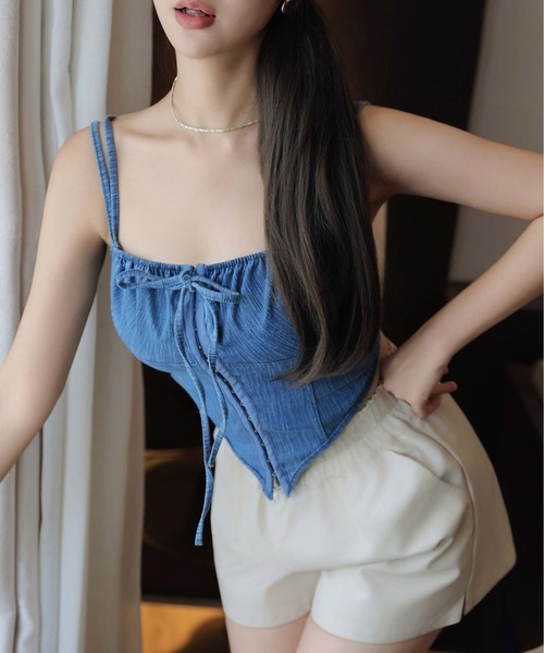 フレームワーク　美品　デニム　チューブトップ　キャミ フレームワーク 美品 デニム チューブトップ キャミ トップス