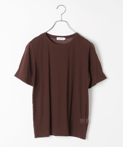 LEPSIM（レプシィム）の「シアーメランジT　497226（Tシャツ/カットソー・レディース・オフホワイト/ライトブルー/ブラウン/ブラック・FREE）」の4枚目の写真