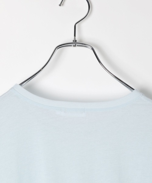 LEPSIM（レプシィム）の「シアーメランジT　497226（Tシャツ/カットソー・レディース・オフホワイト/ライトブルー/ブラウン/ブラック・FREE）」の9枚目の写真