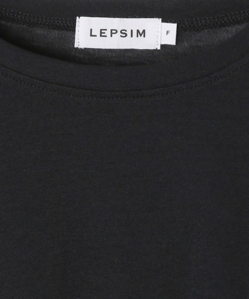 LEPSIM（レプシィム）の「シアーメランジT　497226（Tシャツ/カットソー・レディース・オフホワイト/ライトブルー/ブラウン/ブラック・FREE）」の11枚目の写真
