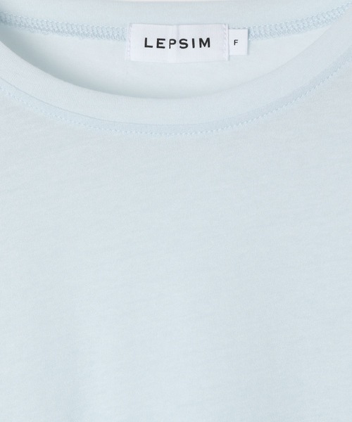 LEPSIM（レプシィム）の「シアーメランジT　497226（Tシャツ/カットソー・レディース・オフホワイト/ライトブルー/ブラウン/ブラック・FREE）」の13枚目の写真