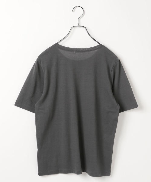 LEPSIM（レプシィム）の「シアーメランジT　497226（Tシャツ/カットソー・レディース・オフホワイト/ライトブルー/ブラウン/ブラック/レッド/チャコールグレー・FREE）」の14枚目の写真