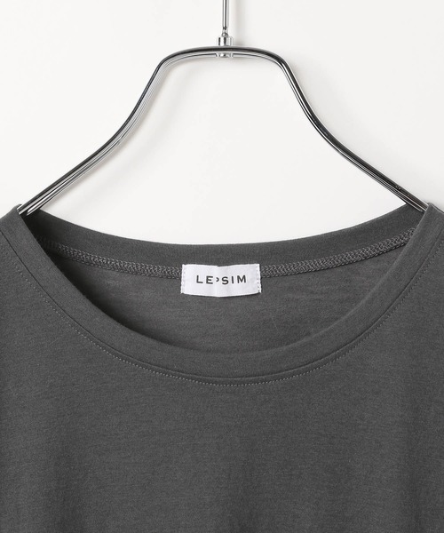LEPSIM（レプシィム）の「シアーメランジT　497226（Tシャツ/カットソー・レディース・オフホワイト/ライトブルー/ブラウン/ブラック/レッド/チャコールグレー・FREE）」の15枚目の写真