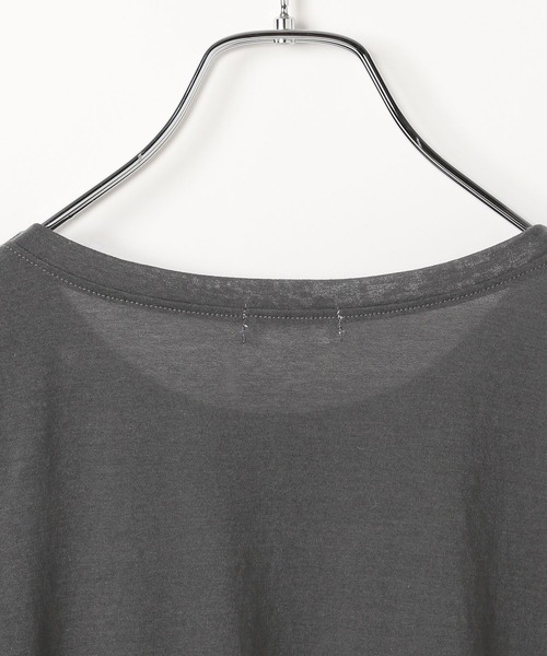 LEPSIM（レプシィム）の「シアーメランジT　497226（Tシャツ/カットソー・レディース・オフホワイト/ライトブルー/ブラウン/ブラック/レッド/チャコールグレー・FREE）」の18枚目の写真