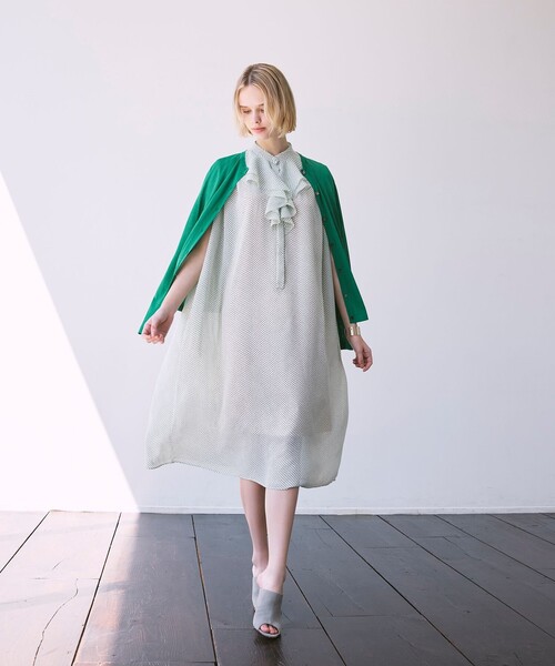 MACKINTOSH LONDON（マッキントッシュ ロンドン）の「フラグメントプリントワンピース（ワンピース・レディース・オフホワイト/ブラック・38/40）」の13枚目の写真