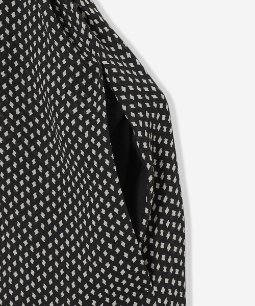 MACKINTOSH LONDON（マッキントッシュ ロンドン）の「フラグメントプリントワンピース（ワンピース・レディース・オフホワイト/ブラック・38/40）」の6枚目の写真