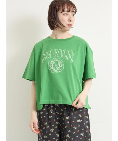 SM2（エスエムツー）の「[接触冷感]刺繍ロゴアソートTシャツ（Tシャツ/カットソー・レディース・ブラック/グリーン/パープル/オフホワイト・F）」の9枚目の写真