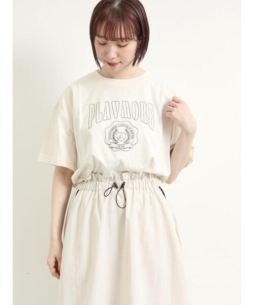 SM2（エスエムツー）の「[接触冷感]刺繍ロゴアソートTシャツ（Tシャツ/カットソー・レディース・ブラック/グリーン/パープル/オフホワイト・F）」の20枚目の写真