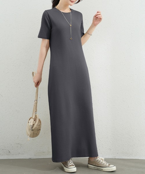 ONEP STAR(ワンピスター)の「選べる2TYPEシンプルワンピース(ワンピース・レディース・ベージュ/ダークグレー/グレー系その他4/グレー系その他2/グレー系その他3/グレー系その他5/ベージュ系その他/ベージュ系その他2/ライトグレー/ベージュ系その他3/ブラック系その他/ブラック系その他3/グレー系その他6/ブラック/グレー系その他/ブラック系その他2・MEDIUM)」の9枚目の写真