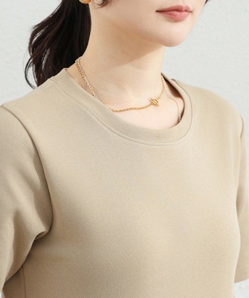 ONEP STAR(ワンピスター)の「選べる2TYPEシンプルワンピース(ワンピース・レディース・ベージュ/ダークグレー/グレー系その他4/グレー系その他2/グレー系その他3/グレー系その他5/ベージュ系その他/ベージュ系その他2/ライトグレー/ベージュ系その他3/ブラック系その他/ブラック系その他3/グレー系その他6/ブラック/グレー系その他/ブラック系その他2・MEDIUM)」の21枚目の写真