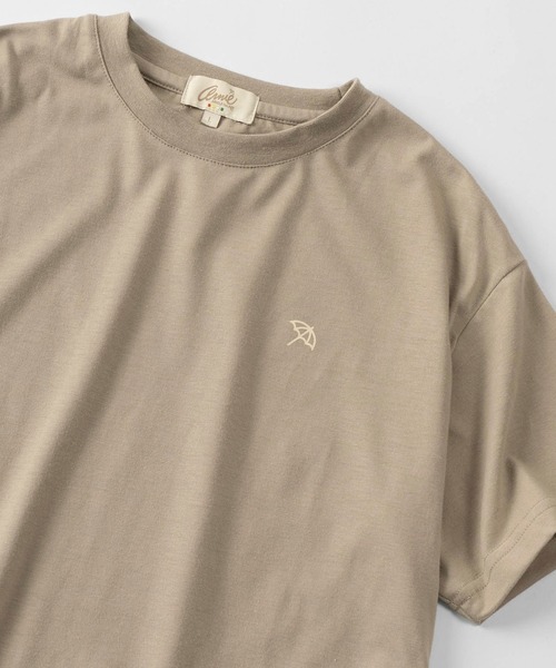 Arnie Arnold Palmer(アーニーアーノルドパーマー)の「【76】【Arnold Palmer/アーノルドパーマー】アンブレラ ワンポイント クルーネックTシャツ コンパクトTシャツ(Tシャツ/カットソー・レディース・ブラック/ベージュ/ネイビー/ホワイト・M/L/XL)」の3枚目の写真
