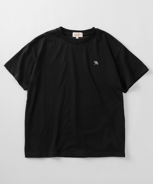 Arnie Arnold Palmer(アーニーアーノルドパーマー)の「【76】【Arnold Palmer/アーノルドパーマー】アンブレラ ワンポイント クルーネックTシャツ コンパクトTシャツ(Tシャツ/カットソー・レディース・ブラック/ベージュ/ネイビー/ホワイト・M/L/XL)」の5枚目の写真