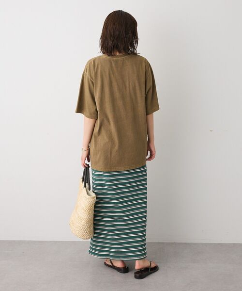 CRAFT STANDARD BOUTIQUE(クラフトスタンダードブティック)の「ピグメント刺繍TEE1【ユニセックス】(Tシャツ/カットソー・レディース・ベージュ/グレー/チャコールグレー・M/L)」の21枚目の写真