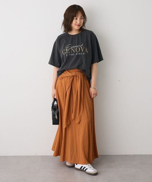 CRAFT STANDARD BOUTIQUE(クラフトスタンダードブティック)の「ピグメント刺繍TEE1【ユニセックス】(Tシャツ/カットソー・レディース・ベージュ/グレー/チャコールグレー・M/L)」の19枚目の写真