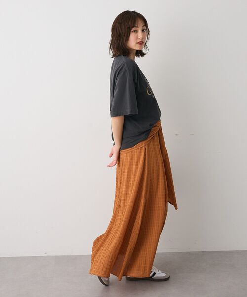 CRAFT STANDARD BOUTIQUE(クラフトスタンダードブティック)の「ピグメント刺繍TEE1【ユニセックス】(Tシャツ/カットソー・レディース・ベージュ/グレー/チャコールグレー・M/L)」の18枚目の写真