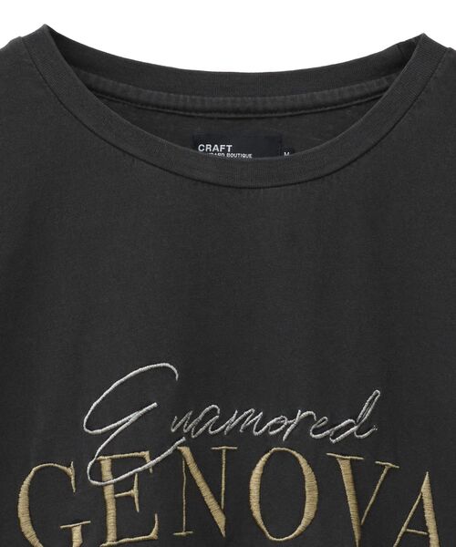 CRAFT STANDARD BOUTIQUE(クラフトスタンダードブティック)の「ピグメント刺繍TEE1【ユニセックス】(Tシャツ/カットソー・レディース・ベージュ/グレー/チャコールグレー・M/L)」の14枚目の写真