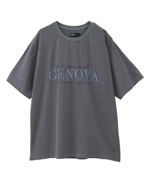 CRAFT STANDARD BOUTIQUE(クラフトスタンダードブティック)の「ピグメント刺繍TEE1【ユニセックス】(Tシャツ/カットソー・レディース・ベージュ/グレー/チャコールグレー・M/L)」の6枚目の写真