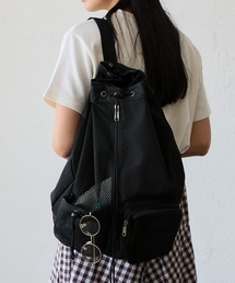 VitaFelice | メッシュナイロンバッグ ナップサック 撥水 超軽量 夏バッグ(バックパック/リュック)