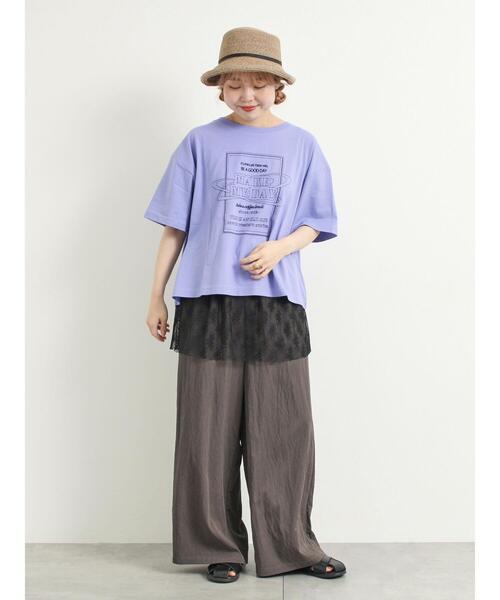 SM2（エスエムツー）の「チュールレイヤードパンツ（その他パンツ・レディース・ベージュ/チャコールグレー/サックスブルー・M/L）」の16枚目の写真