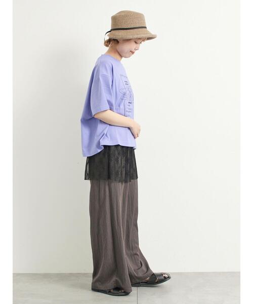 SM2（エスエムツー）の「チュールレイヤードパンツ（その他パンツ・レディース・ベージュ/チャコールグレー/サックスブルー・M/L）」の7枚目の写真