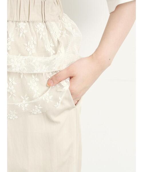 SM2（エスエムツー）の「チュールレイヤードパンツ（その他パンツ・レディース・ベージュ/チャコールグレー/サックスブルー・M/L）」の21枚目の写真