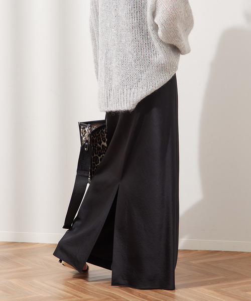 journal standard L'essage（ジャーナルスタンダードレサージュ）の「サテンスカート（スカート・レディース・ブラック/ブラウン・38/36）」の7枚目の写真
