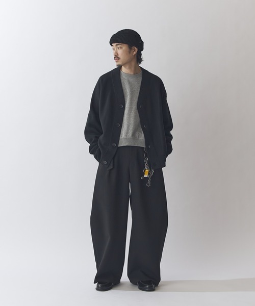 Lui's(ルイス)の「チャンキーカーディガン(カーディガン/ボレロ・メンズ・マスタード/ネイビー/ブラック/チャコールグレー/レッド/スカイブルー・S/M)」の19枚目の写真