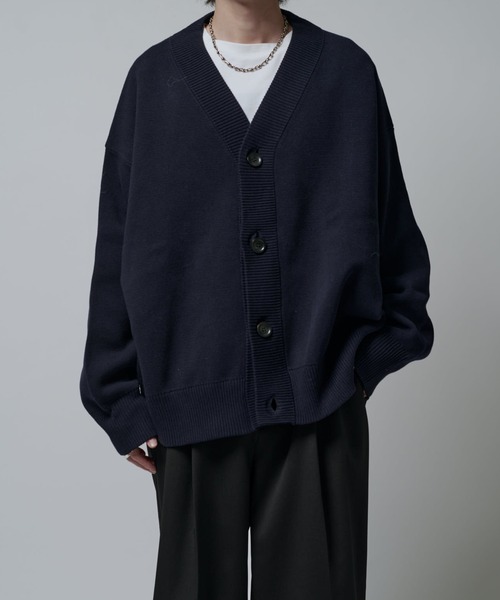 LEONARD 黒 カーディガン 長袖 ボタン付き チャンキーカーディガン（カーディガン/ボレロ）｜Lui's（ルイス