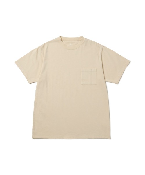 Snow Peak(スノーピーク)の「Snow Peak / Garment Dyed T-Shirt ガーメントダイ 半袖 Tシャツ(Tシャツ/カットソー・メンズ・レッド/アイボリー/ダークグリーン/チャコール・XL/L/M/S/XXL/1)」の3枚目の写真