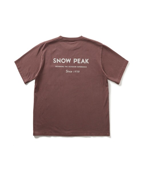 Snow Peak(スノーピーク)の「Snow Peak / Garment Dyed T-Shirt ガーメントダイ 半袖 Tシャツ(Tシャツ/カットソー・メンズ・レッド/アイボリー/ダークグリーン/チャコール・XL/L/M/S/XXL/1)」の11枚目の写真