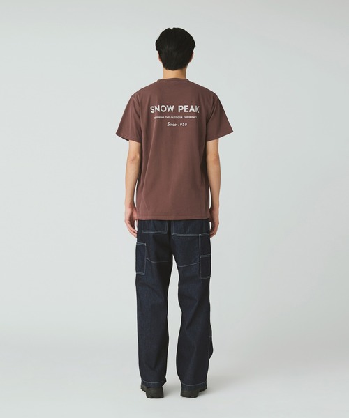 Snow Peak(スノーピーク)の「Snow Peak / Garment Dyed T-Shirt ガーメントダイ 半袖 Tシャツ(Tシャツ/カットソー・メンズ・レッド/アイボリー/ダークグリーン/チャコール・XL/L/M/S/XXL/1)」の20枚目の写真