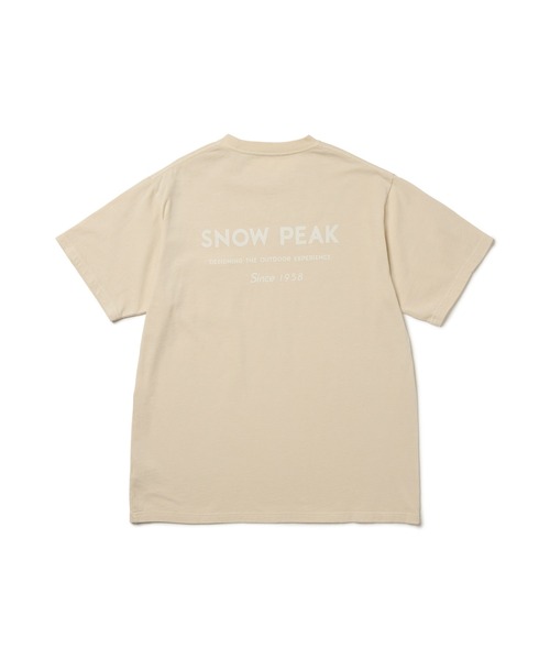 Snow Peak(スノーピーク)の「Snow Peak / Garment Dyed T-Shirt ガーメントダイ 半袖 Tシャツ(Tシャツ/カットソー・メンズ・レッド/アイボリー/ダークグリーン/チャコール・XL/L/M/S/XXL/1)」の5枚目の写真