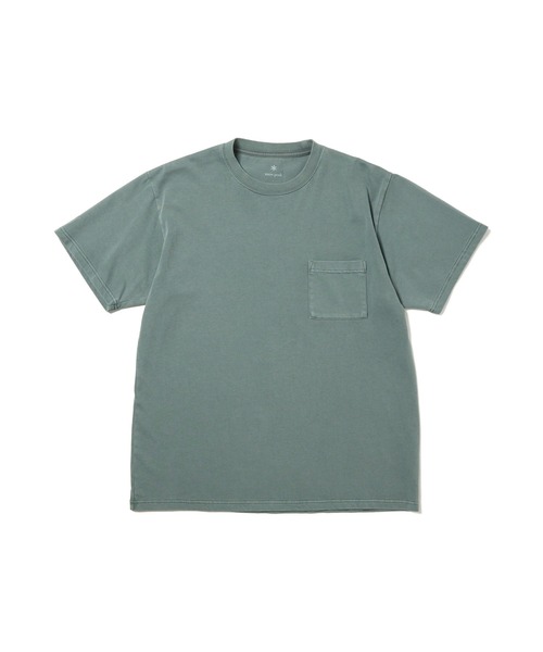 Snow Peak(スノーピーク)の「Snow Peak / Garment Dyed T-Shirt ガーメントダイ 半袖 Tシャツ(Tシャツ/カットソー・メンズ・レッド/アイボリー/ダークグリーン/チャコール・XL/L/M/S/XXL/1)」の8枚目の写真