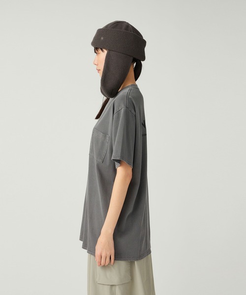 Snow Peak(スノーピーク)の「Snow Peak / Garment Dyed T-Shirt ガーメントダイ 半袖 Tシャツ(Tシャツ/カットソー・メンズ・レッド/アイボリー/ダークグリーン/チャコール・XL/L/M/S/XXL/1)」の14枚目の写真