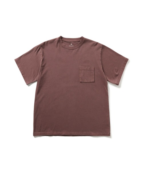 Snow Peak(スノーピーク)の「Snow Peak / Garment Dyed T-Shirt ガーメントダイ 半袖 Tシャツ(Tシャツ/カットソー・メンズ・レッド/アイボリー/ダークグリーン/チャコール・XL/L/M/S/XXL/1)」の10枚目の写真