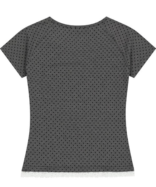 tシャツ A'GEM/9 × .kom 「NIIER NOR/ニーアノア」DOT LETTERING SLIM TEE/ドットレタリングスリムTシャツ A'GEM/9 × .kom 『NIIER NOR/ニーアノア』DOT LETTERING SLIM