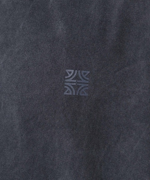 NANO universe（ナノユニバース）の「｢A-C-Z｣2トーンピグメントTシャツ 半袖（Tシャツ/カットソー・メンズ・ブラウン/ブルー/ブラック・M/L）」の8枚目の写真