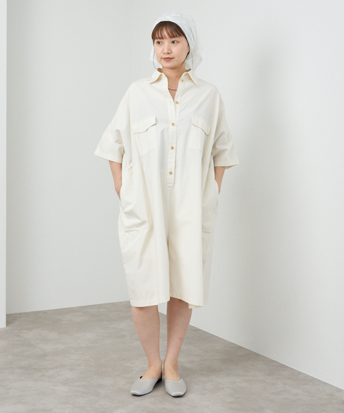 C.ブロードショートオールインワン（つなぎ/オールインワン）｜IENA