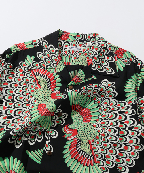 SUN SURF(サンサーフ)の「SUN SURF / サンサーフ アイランド ピーコック(シャツ/ブラウス・メンズ・ブラック・X-LARGE/LARGE)」の3枚目の写真