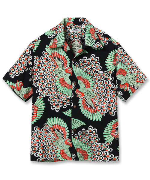 SUN SURF(サンサーフ)の「SUN SURF / サンサーフ アイランド ピーコック(シャツ/ブラウス・メンズ・ブラック・X-LARGE/LARGE)」の10枚目の写真