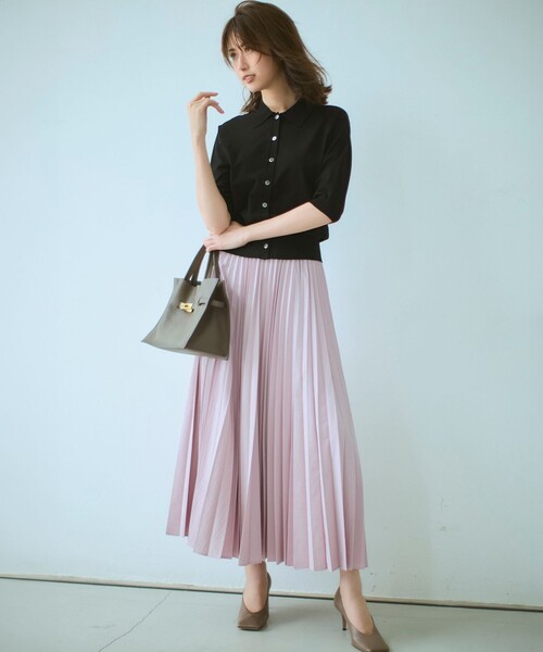 【美品】　23区 ヴィスコースストレッチ　ポロニット　2025 美品】 23区 ヴィスコースストレッチ ポロニット 2025 23区｜【洗える