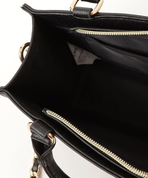 CECIL McBEE（セシルマクビー）の「ＣＥＣＩＬ ＭｃＢＥＥ ラメチェーンハンドルバッグ（トートバッグ・レディース・ブラック/アイボリー・FREE）」の5枚目の写真