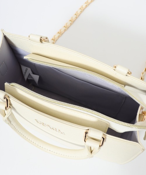 CECIL McBEE（セシルマクビー）の「ＣＥＣＩＬ ＭｃＢＥＥ ラメチェーンハンドルバッグ（トートバッグ・レディース・ブラック/アイボリー・FREE）」の20枚目の写真