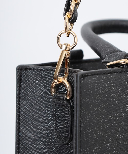 CECIL McBEE（セシルマクビー）の「ＣＥＣＩＬ ＭｃＢＥＥ ラメチェーンハンドルバッグ（トートバッグ・レディース・ブラック/アイボリー・FREE）」の17枚目の写真