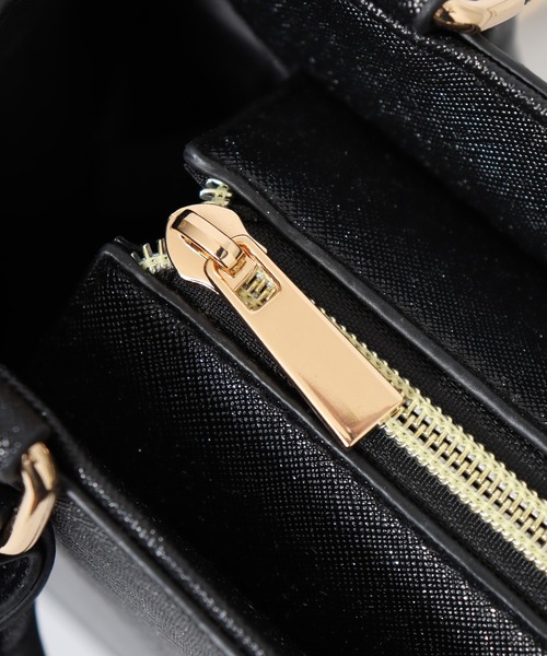 CECIL McBEE（セシルマクビー）の「ＣＥＣＩＬ ＭｃＢＥＥ ラメチェーンハンドルバッグ（トートバッグ・レディース・ブラック/アイボリー・FREE）」の9枚目の写真